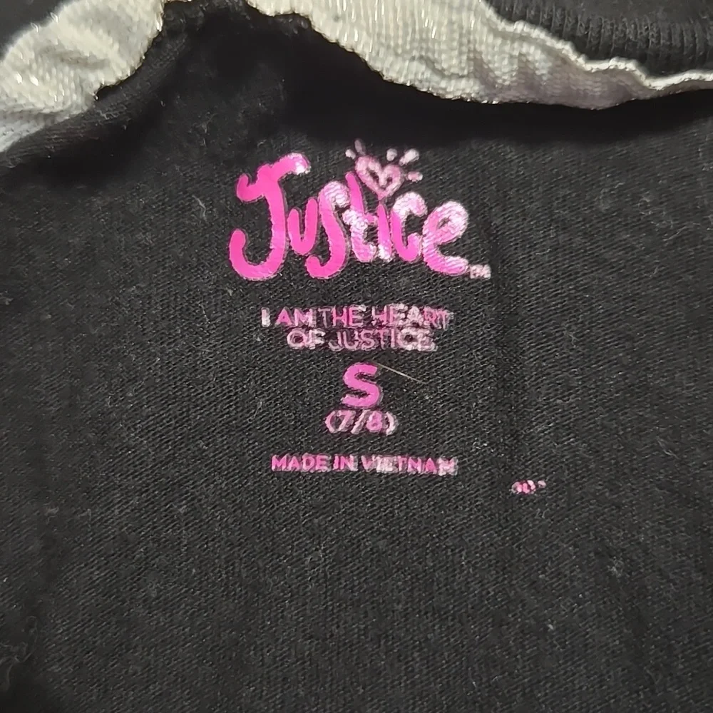 justice girls cropped tshirt